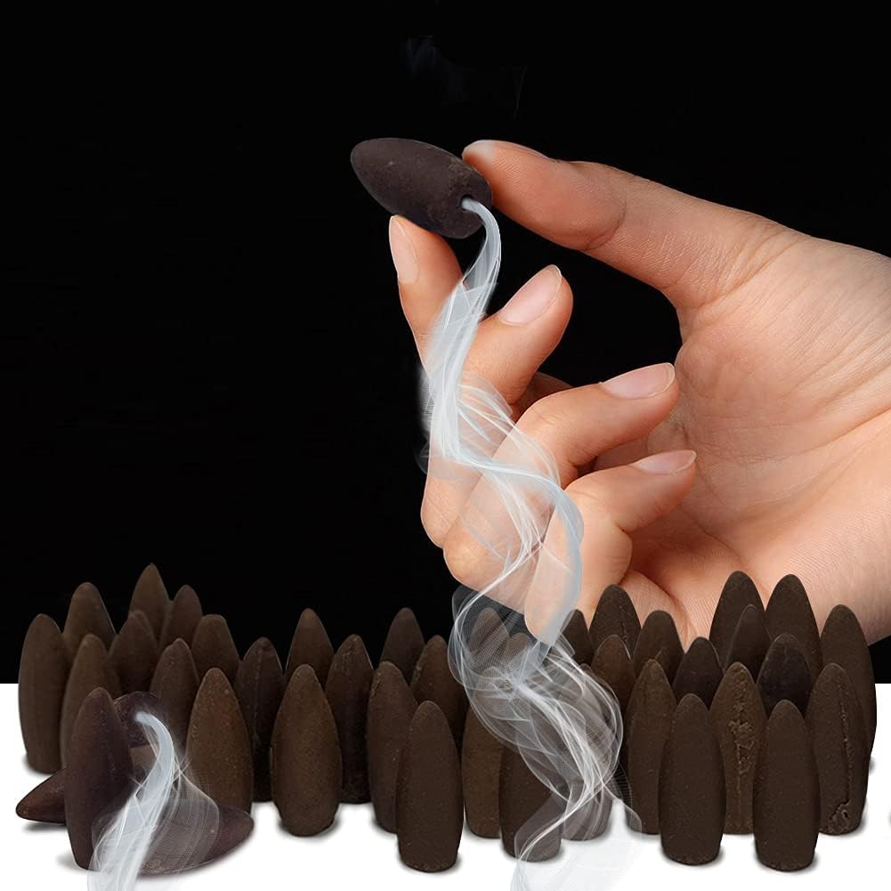 Hem Jasmine Backflow Incense Cones - 40 Waterfall Cones Pack