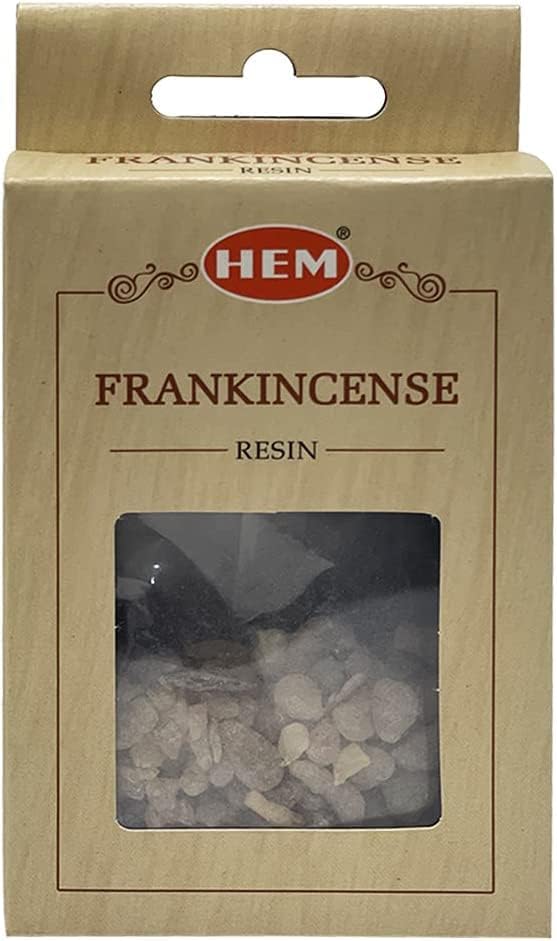 Hem Frankincense Incense Resin Natural Tree Sap Gum for Spiritual Rituals and Smudging - 30g Pack