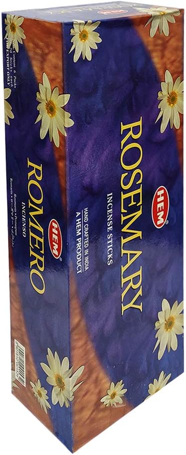 Hem Rosemary Incense Sticks - 120 Sticks Pack - Incienso Agarbatti Sahumerio