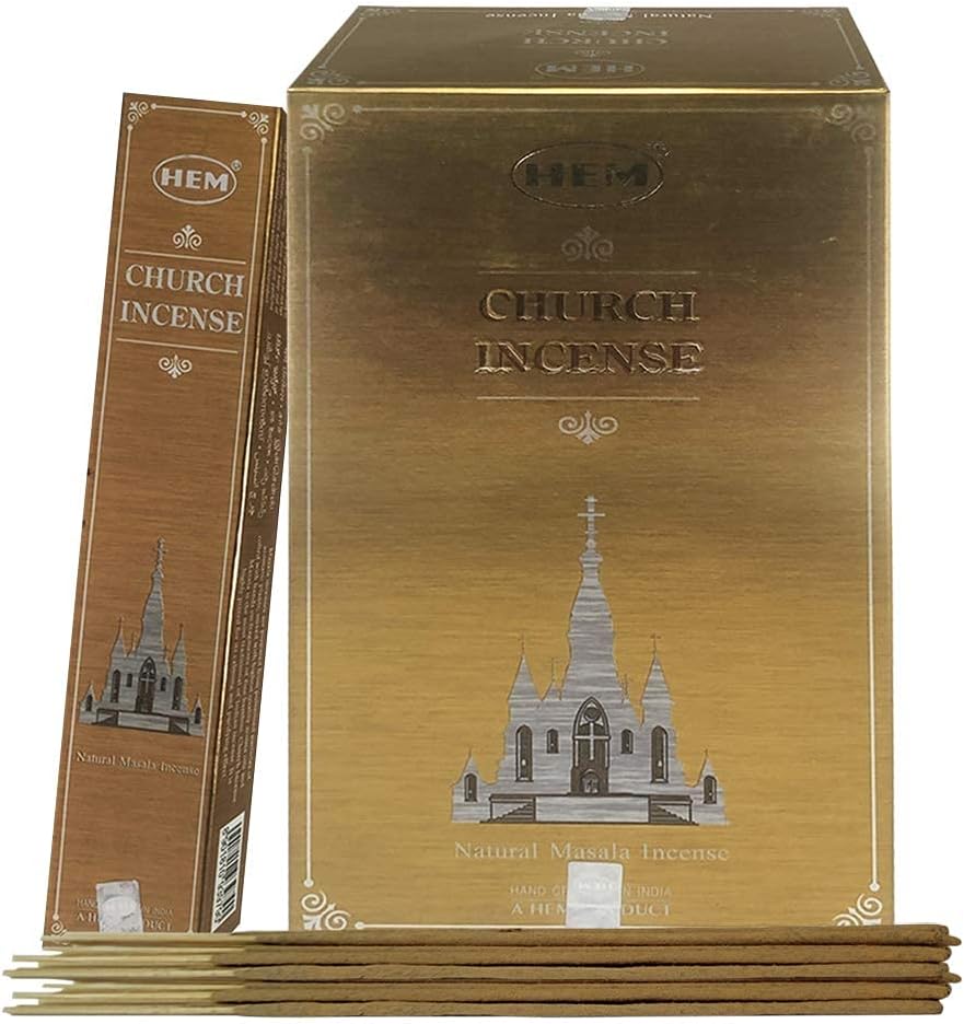 Hem Church Incense Sticks - 180 Sticks Pack - Incienso Agarbatti Sahumerio