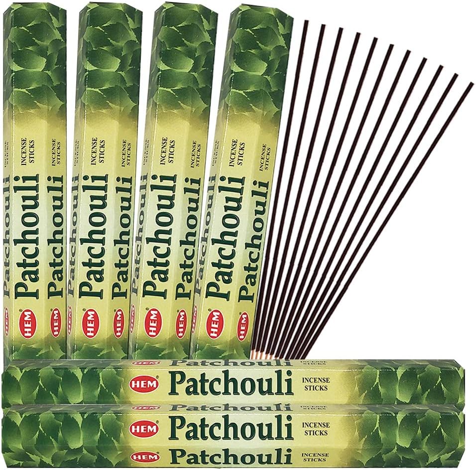 Hem Patchouli Incense Sticks - 120 Sticks Pack - Incienso Agarbatti Sahumerio