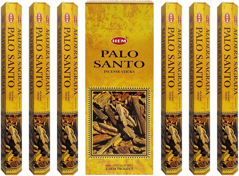 Hem Palo Santo Incense Sticks - 120 Sticks Pack - Incienso Agarbatti Sahumerio