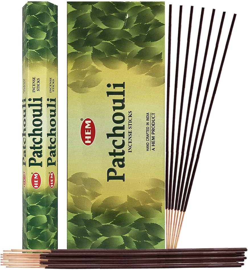 Hem Patchouli Incense Sticks - 120 Sticks Pack - Incienso Agarbatti Sahumerio