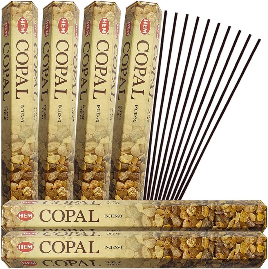 Hem Copal Incense Sticks - 120 Sticks Pack - Incienso Agarbatti Sahumerio