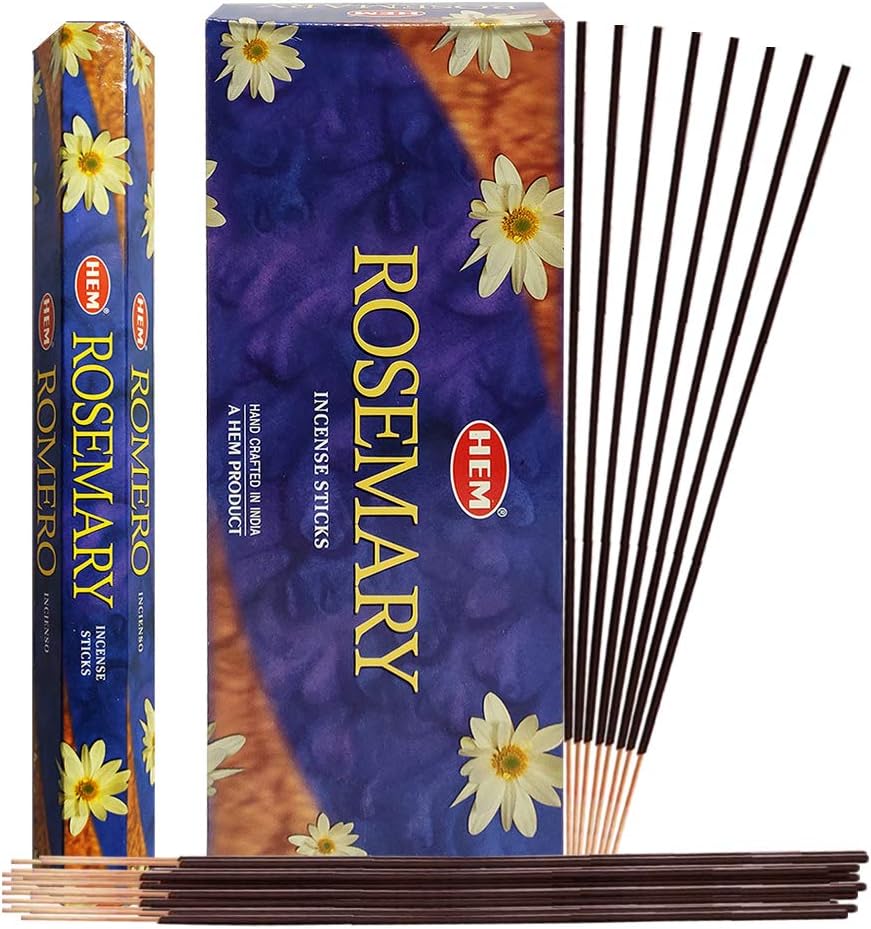 Hem Rosemary Incense Sticks - 120 Sticks Pack - Incienso Agarbatti Sahumerio