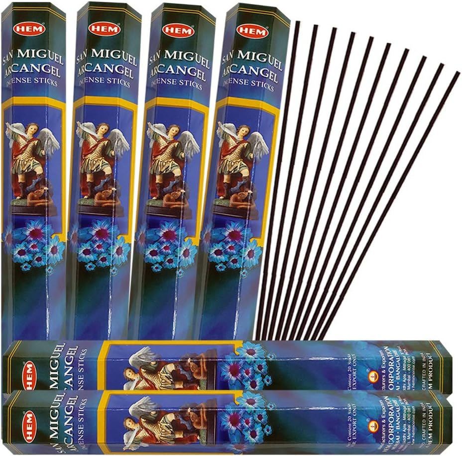 Hem San Miguel Incense Sticks - 120 Sticks Pack - Incienso Agarbatti Sahumerio