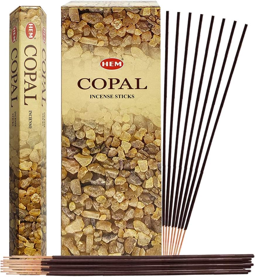 Hem Copal Incense Sticks - 120 Sticks Pack - Incienso Agarbatti Sahumerio