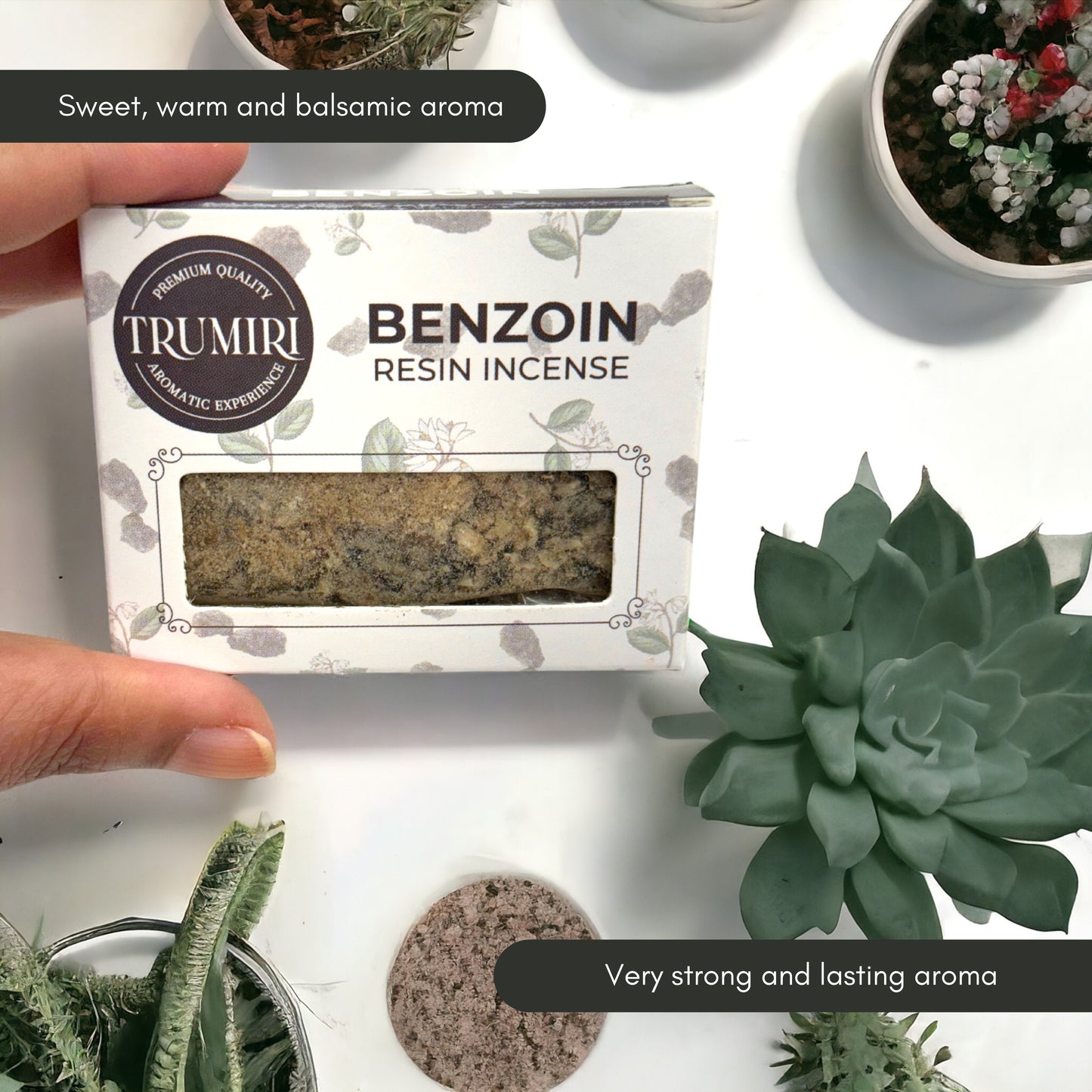 Benzoin Resin Incense Styrax Natural Tree Gum Sap for Spiritual Rituals Smudging - 30g Pack