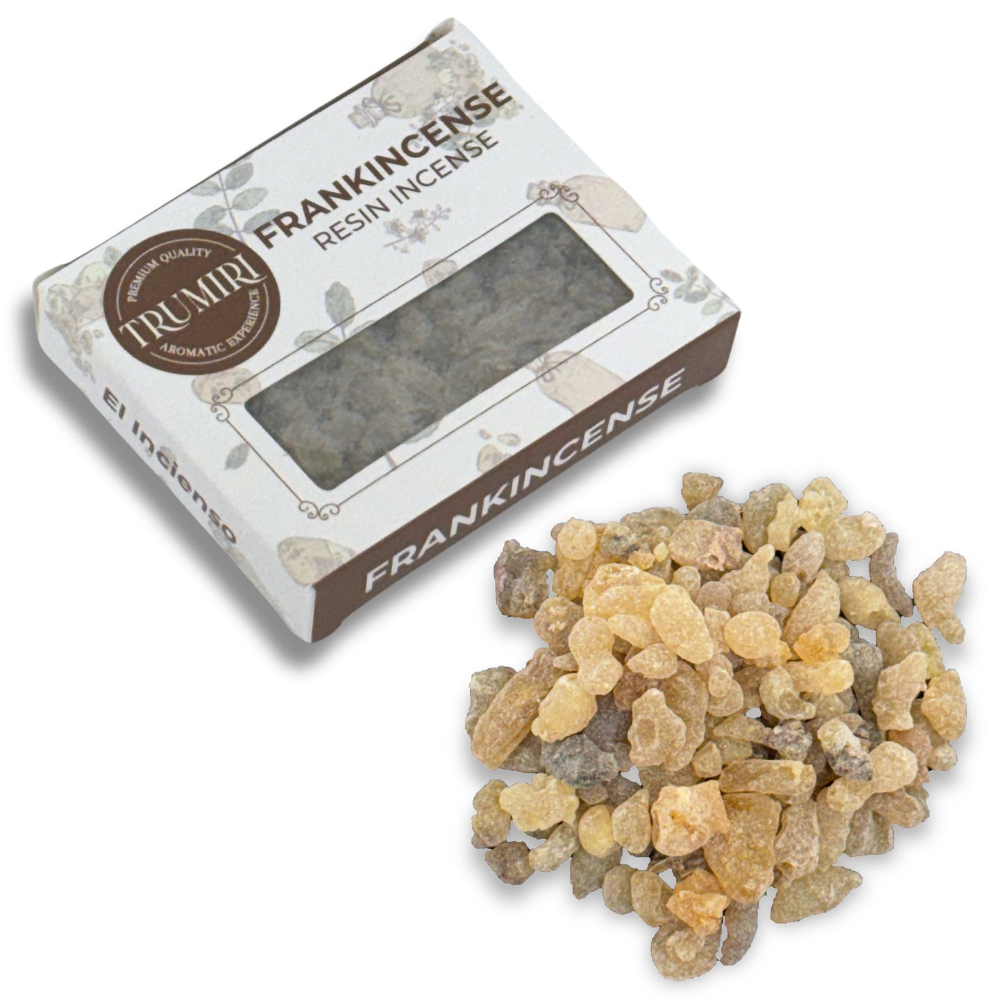 Indian Frankincense Incense Resin Incienso Olibanum Natural Tree Gum Sap for Spiritual Rituals Smudging - 30g Pack