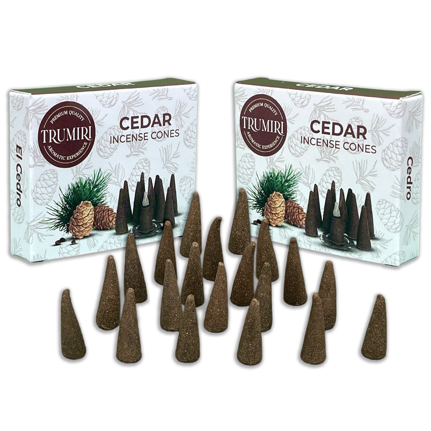 Trumiri Incense Cones Twin Packs - 2 Packs of 10 Cones - Total 20 Cones