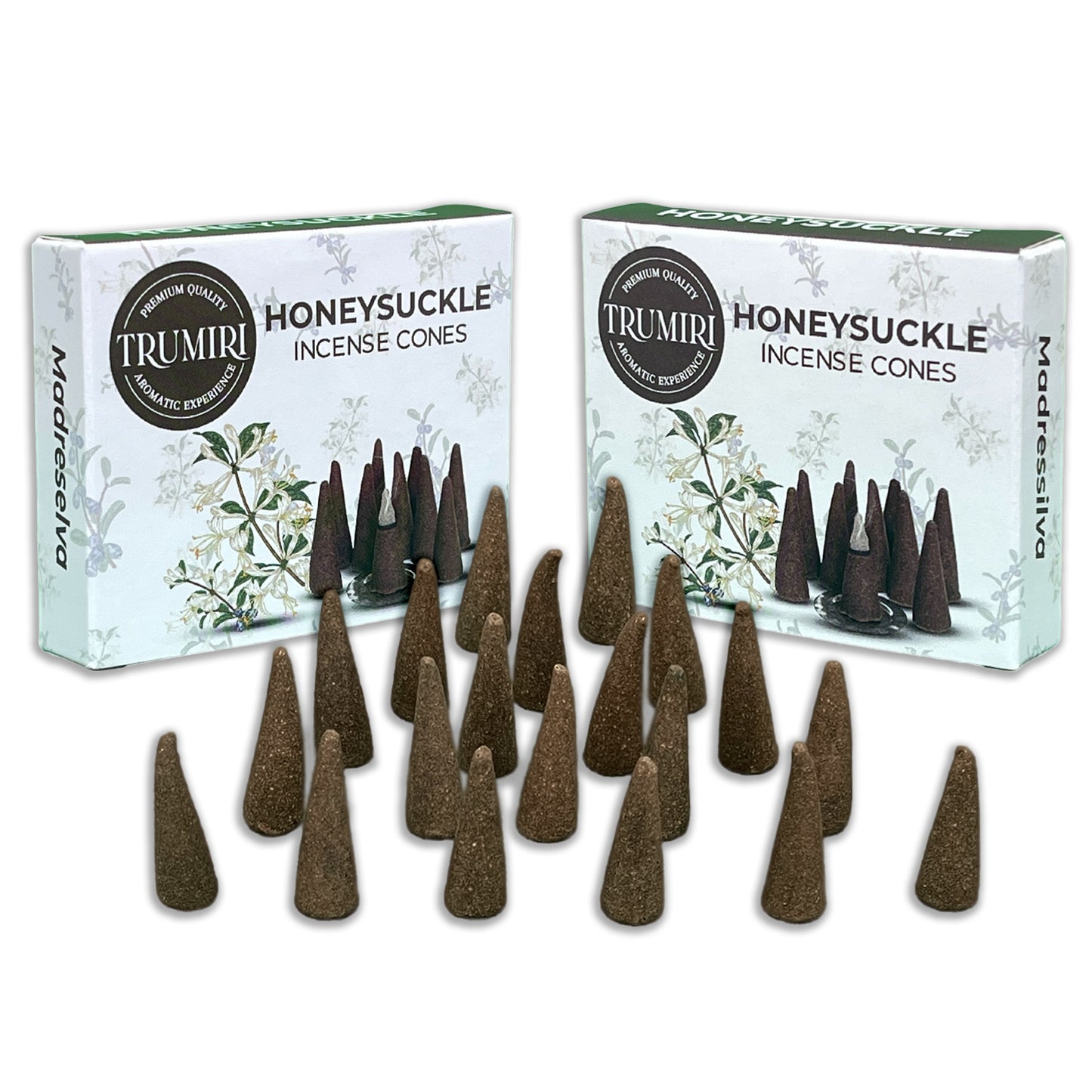 Trumiri Incense Cones Twin Packs - 2 Packs of 10 Cones - Total 20 Cones