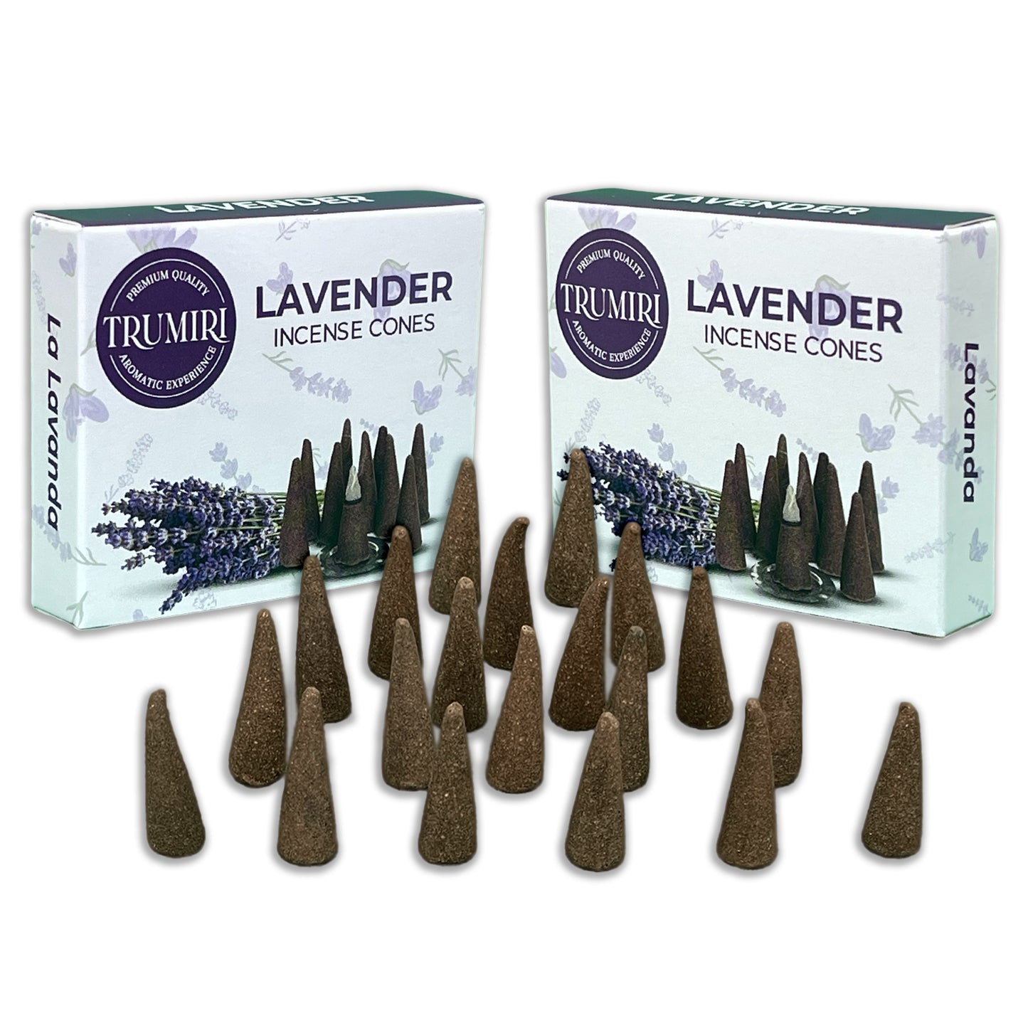 Trumiri Incense Cones Twin Packs - 2 Packs of 10 Cones - Total 20 Cones