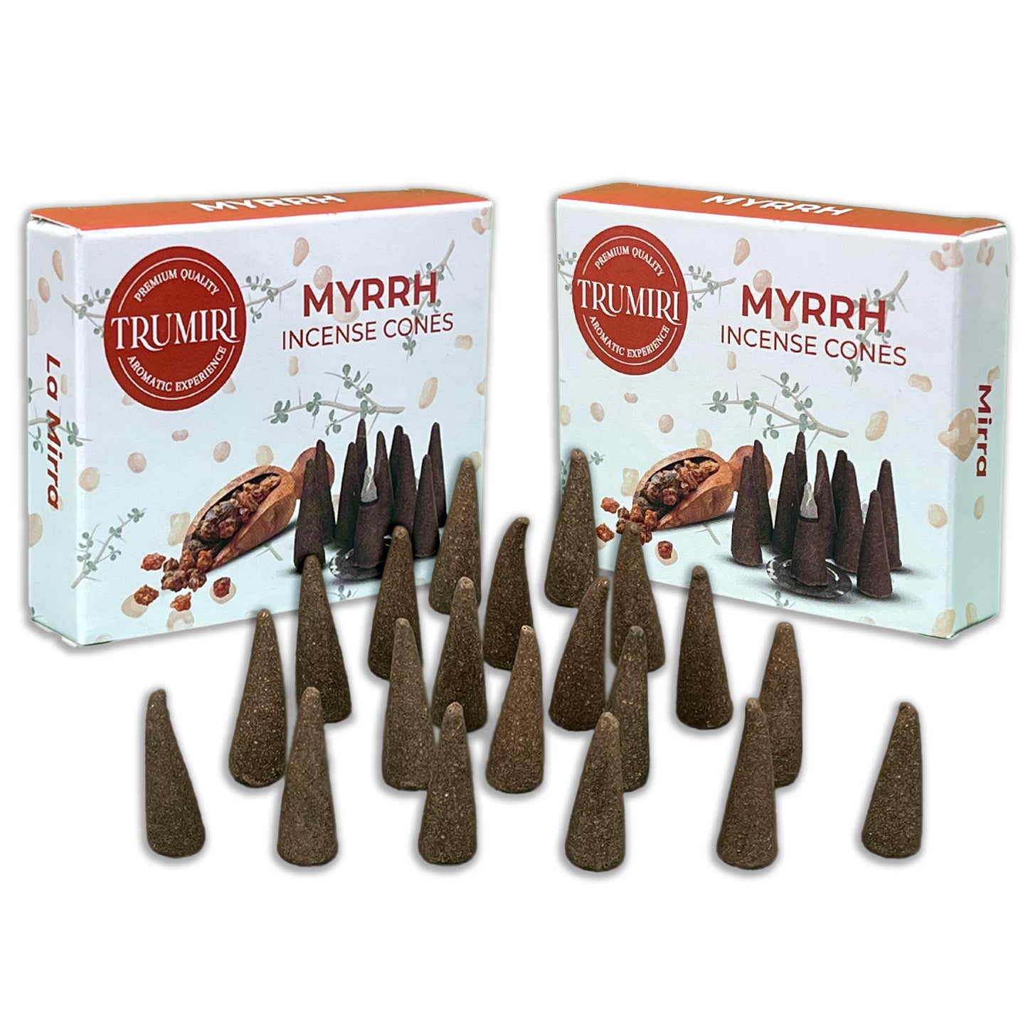 Trumiri Incense Cones Twin Packs - 2 Packs of 10 Cones - Total 20 Cones