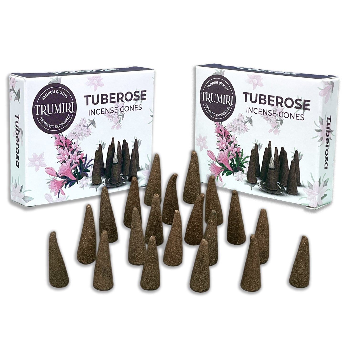 Trumiri Incense Cones Twin Packs - 2 Packs of 10 Cones - Total 20 Cones