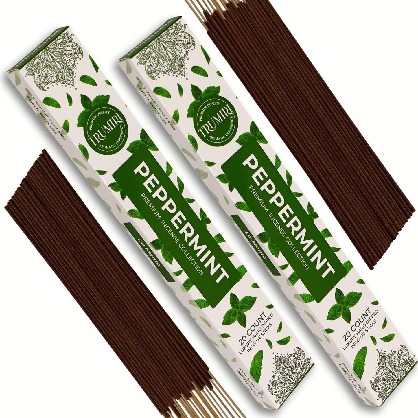 Trumiri Incense Sticks Twin Packs - 2 Packs of 20 Sticks - Total 40 Incense Sticks